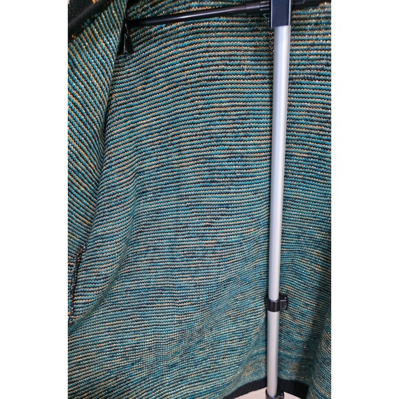 Vintage Women's Bright Lights Floral Knit Open Front Cardigan – 1970s–1980s - Picture 8 of 10